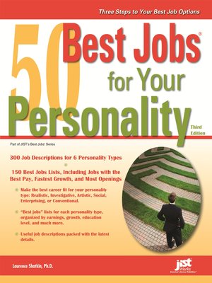 cover image of 50 Best Jobs for Your Personality, 3E